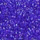 DB063 Miyuki Delica Seed Beads 11/0 Lined Blue Violet AB 7.2GM