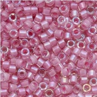DB072 Miyuki Delica Seed Beads 11/0 Lined Pale Lilac AB 7.2GM