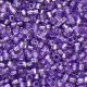 DB1347 Miyuki Delica Seed Beads 11/0 Silver Lined Lilac 7.2GM