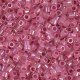 DB1742 Miyuki Delica Seed Beads 11/0 Rose Lined Opal AB 7.2GM
