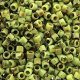 DB2265 Miyuki Delica Seed Beads 11/0 Picasso Chartreuse Matte