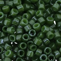 DB663 Miyuki Delica Seed Beads 11/0 Opaque Forest Green 7GM