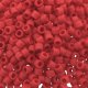 DB753 Miyuki Delica Seed Beads Size 11/0 Opaque Matte Red 7.2 GM