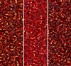 Miyuki Delica Seed Beads 11/0 Combo: Silver Lined Fire