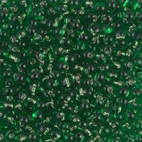 Miyuki Drop Beads 2.8mm 9GM Silver Lined Green