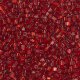 Miyuki Square Seed Beads 1.8mm, Silver Lined Ruby 8.2GM