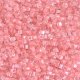 Miyuki Square Seed Beads 1.8mm, ICL Baby Pink / Crystal 8.2GM