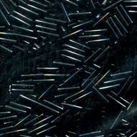 Miyuki Slender Bugle 1.3x6mm Black 13 Gram Retail Pack