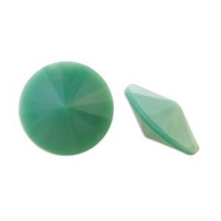 Matubo Crystal Rivoli 14mm Green Turquoise