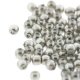 Czech Glass Pearls Round 2mm 150pcs/str Silver