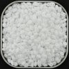 Czech SuperDuo Two-hole Beads 5.5x2.5mm Chalk White MATTE