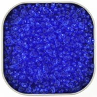 Czech SuperDuo Two-hole Beads 5x2.5mm Sapphire 22.5GM