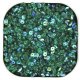 Czech SuperDuo Two-hole Beads 5x2.5mm Emerald AB 22.5GM