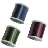 KO Japanese Nylon Beading Thread, Blue, Purple & Olive