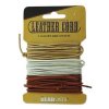 BeadSmith Indian Leather Cord 1.5mm - 24FT Assorted