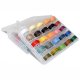 Waxed Polyester Cord, 0.55mm, 25 Assorted Colors 10.9YD/color