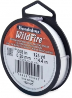 Beadalon Wildfire Beading Thread .008 Inch - 125 Yd Frost
