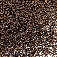 Demi Round Seed Beads Size 11/0 8.2GM Metallic Dark Bronze