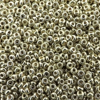 Demi Round Seed Beads Size 11/0 8.2GM DURACOAT Glvnzd Silver
