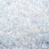 Demi Round Seed Beads Size 6/0 8.2GM Crystal AB