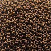 Demi Round Seed Beads Size 8/0 8.5GM Metallic Copper