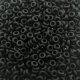 Demi Round Seed Beads Size 8/0 8.5GM Opaque Jet Black Matte