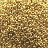 Demi Round Seed Beads Size 8/0 8.5GM PermaFinish Glvnd Gold
