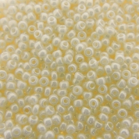 Seed Beads Round Size 11/0 28GM Opaque Lustered Najavo White