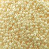 Seed Beads Round Size 11/0 28GM Opaque Light Luster Cream 11-123