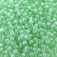 Seed Beads Round Size 11/0 28GM Ceylon Celery 11-144