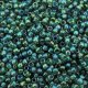 Seed Beads Round Size 11/0 IC Rainbow Lt Sapphire Lnd Teal 28GM