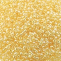 Seed Beads Round Size 11/0 28GM IC Rainbow Orange Cream