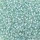 Seed Beads Round Size 11/0 28GM Silver Lined Milky White Aqua
