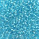 Seed Beads Round Size 11/0 28GM Silver Lined Aquamarine