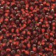 Seed Beads Round Size 11/0 28GM Silver Lined Dark Ruby