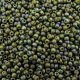 Seed Beads Round Size 11/0 28GM Semi Glazed Rainbow Olive