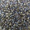 Seed Beads Round Size 11/0 28GM IC Lustered Opq Gray Lined