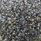 Seed Beads Round Size 11/0 28GM IC Lustered Opq Gray Lined