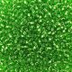 Seed Beads Round Size 11/0 28GM Silver Lined Kelly Green
