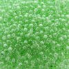 Seed Beads Round Size 11/0 28GM IC: Mint Julip Lined Crystal