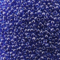 Seed Beads Round Size 11/0 28GM IC Dk Aqua/Violet Lined