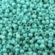 Seed Beads Round Size 11/0 28GM Opaque Rainbow Turquoise