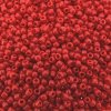 Seed Beads Round Size 11/0 28GM Opaque Pepper Red