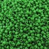 Seed Beads Round Size 11/0 28GM Opaque Shamrock Green
