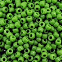 Seed Beads Round Size 11/0 28GM Opaque Jade Green