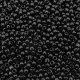 Seed Beads Round Size 11/0 100GM Opaque Jet Black