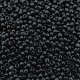 Seed Beads Round Size 11/0 28GM Opaque Jet Black
