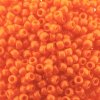 Seed Beads Round Size 11/0 28GM Opaque Sunset Orange