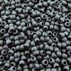 Seed Beads Round Size 11/0 28GM Metallic Matte Gunmetal