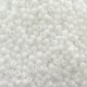 Seed Beads Round Size 11/0 28GM Matte Opaque Rainbow White